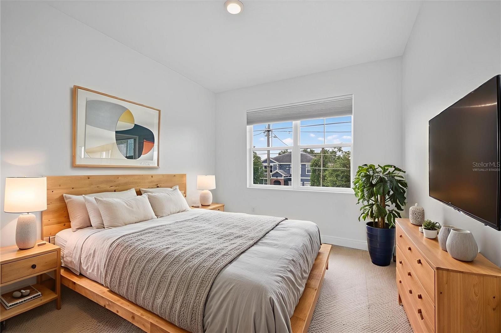 Virtually Staged - Upstairs Bedroom 1