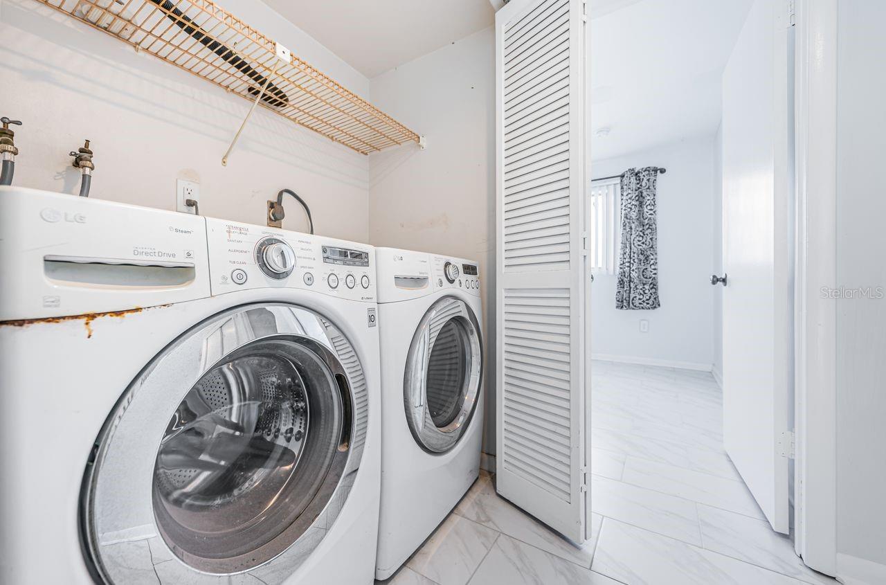 Private in unit laundry.
