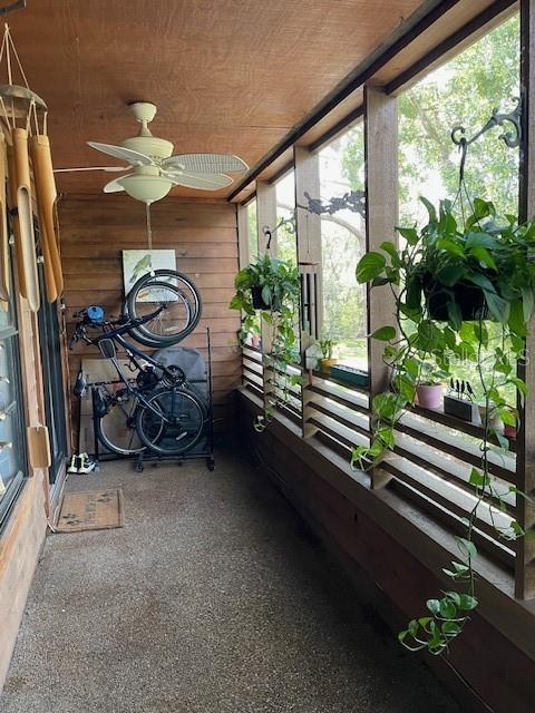 Balcony & entrance to Main Bedroom at the end of the corridor