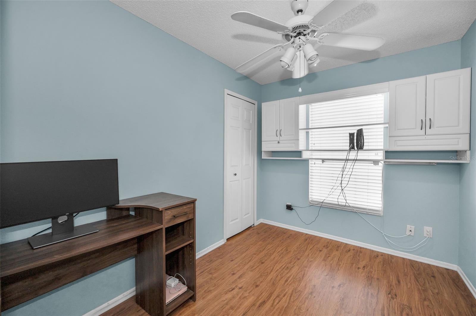 4th bedroom/office with closet