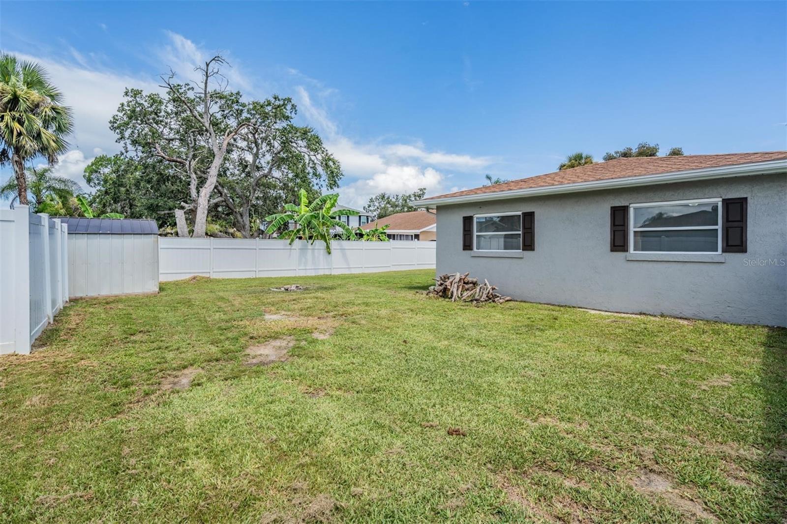 Fenced-In Backyard