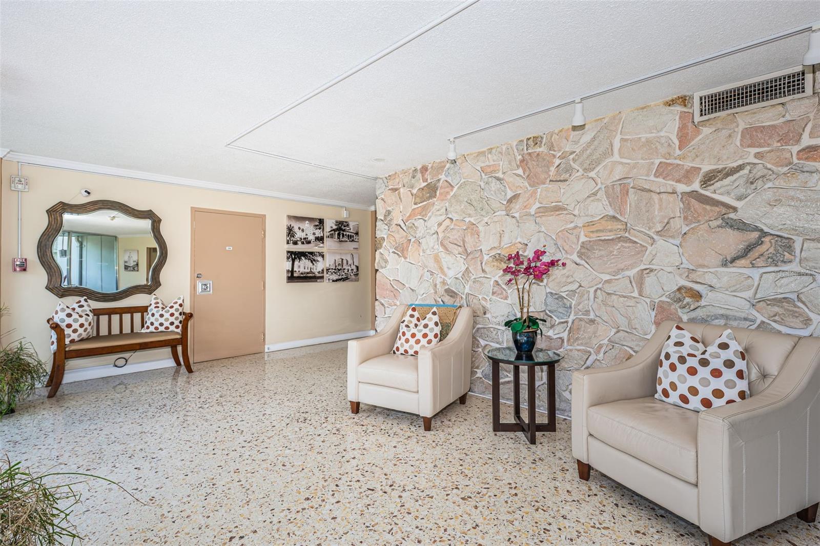 Lobby seating area