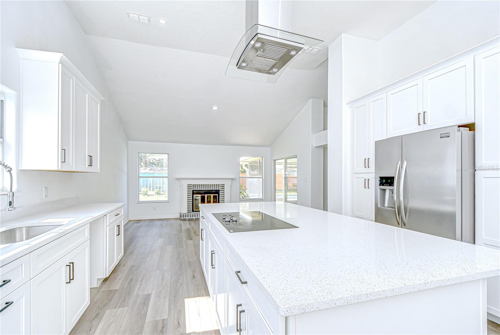 Stainless appliances and HUGE island!