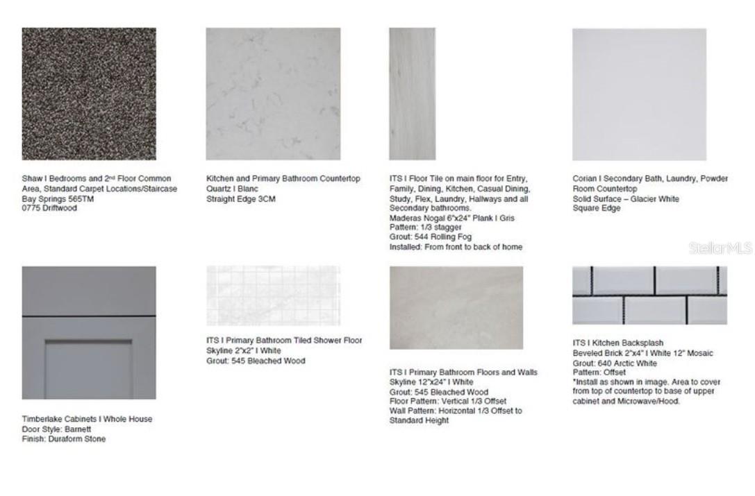 Design Selections. Home is currently under construction, selections subject to change.