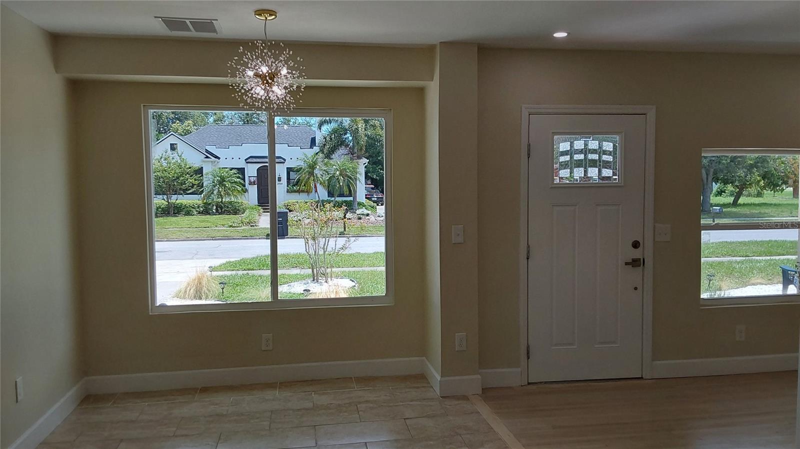 View to Front door