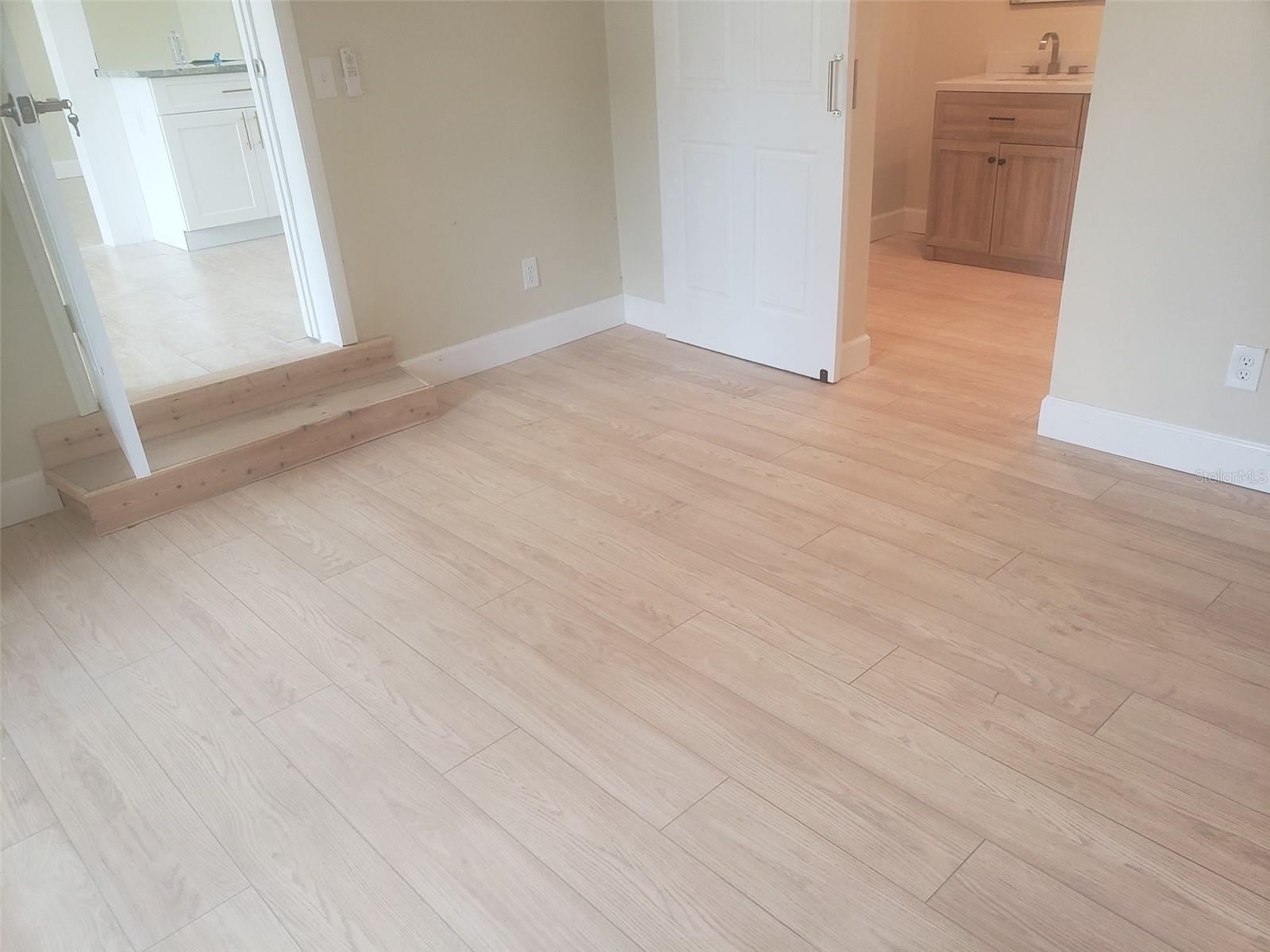 Master bedroom and bath waterproof luxury vinyl