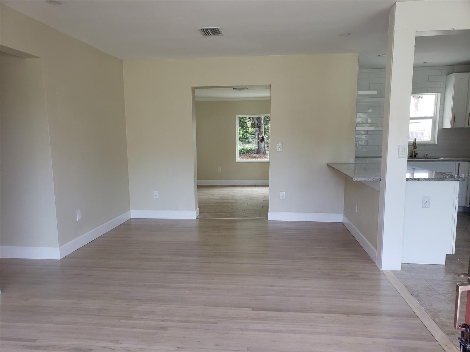 View from door