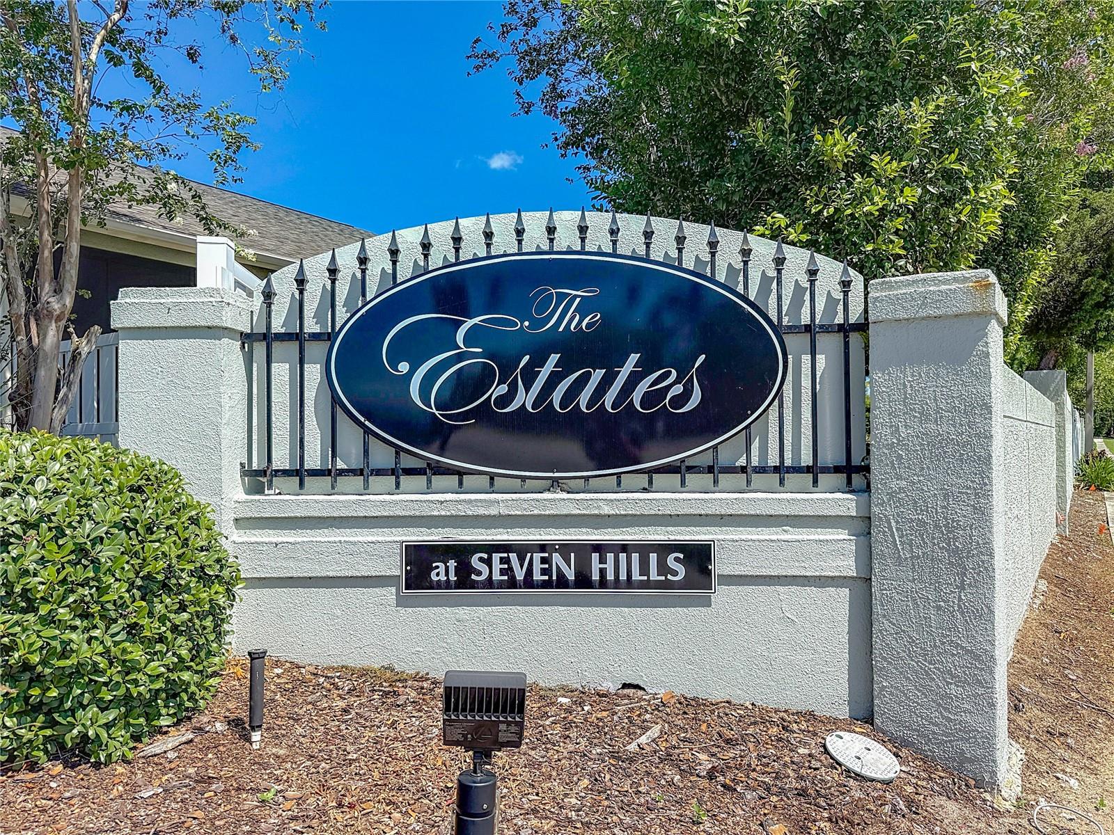 Seven Hills Entrance