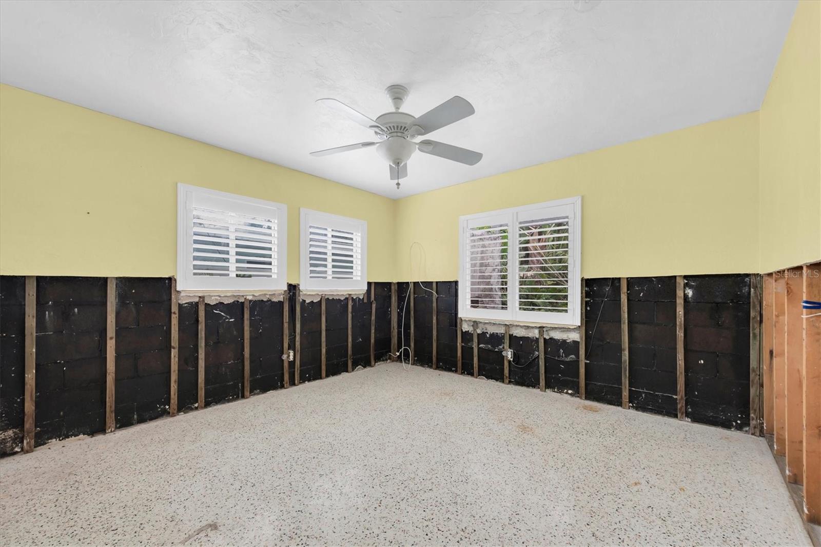 Primary facing backyard