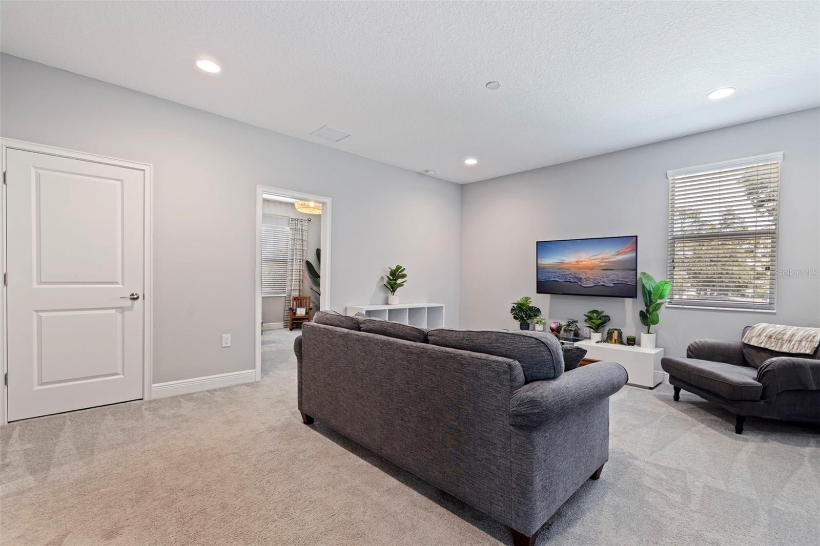Upstairs living space