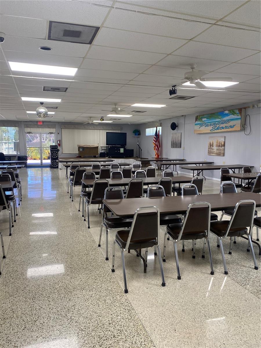 Clubhouse meeting room