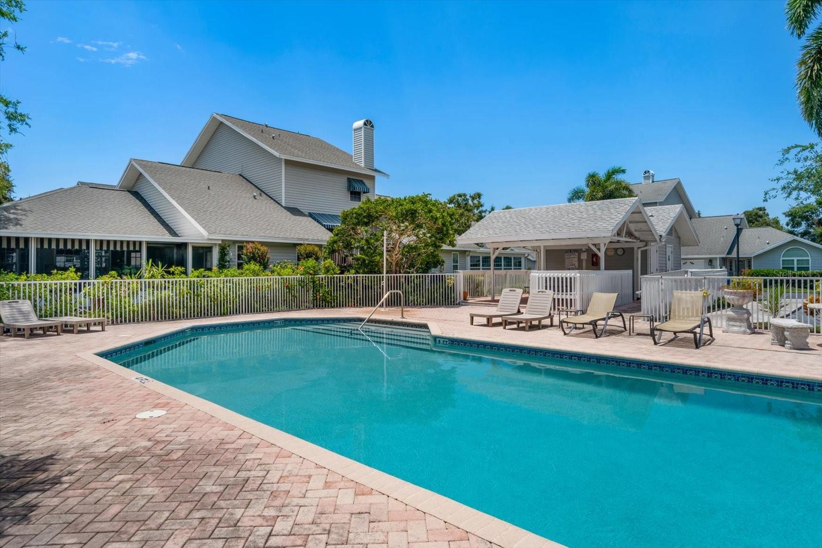 Entertain, exercise or just relax in the community pool!