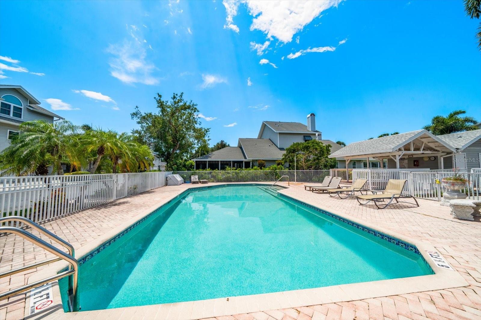 Pool shelter with restrooms
