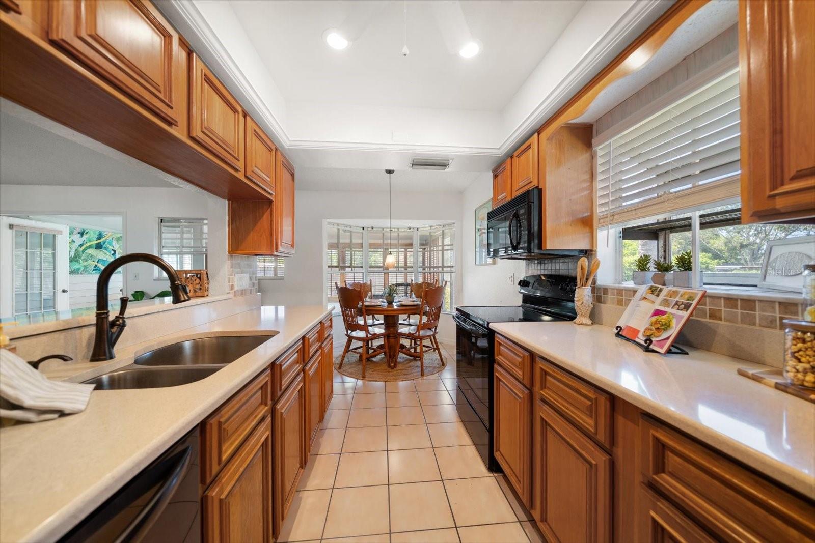 Solid surface counters.