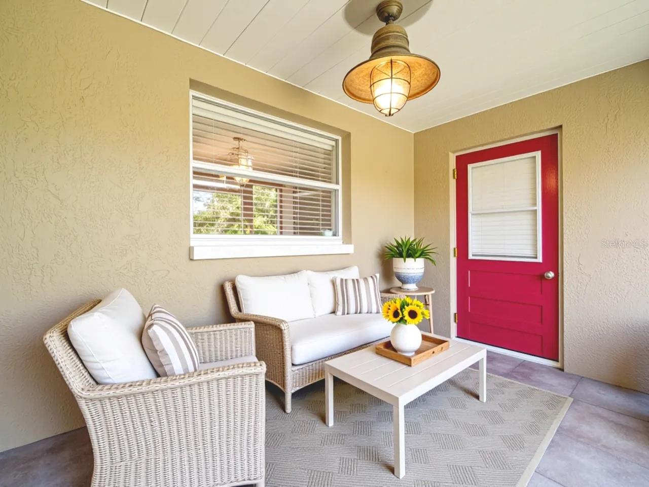 Patio - Staged