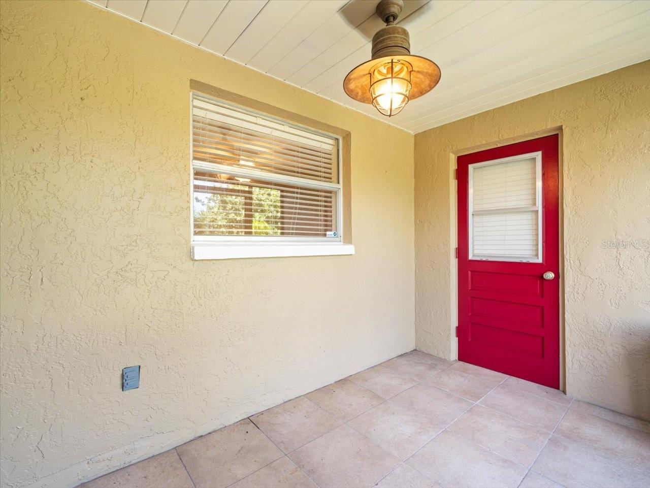 Patio - Staged