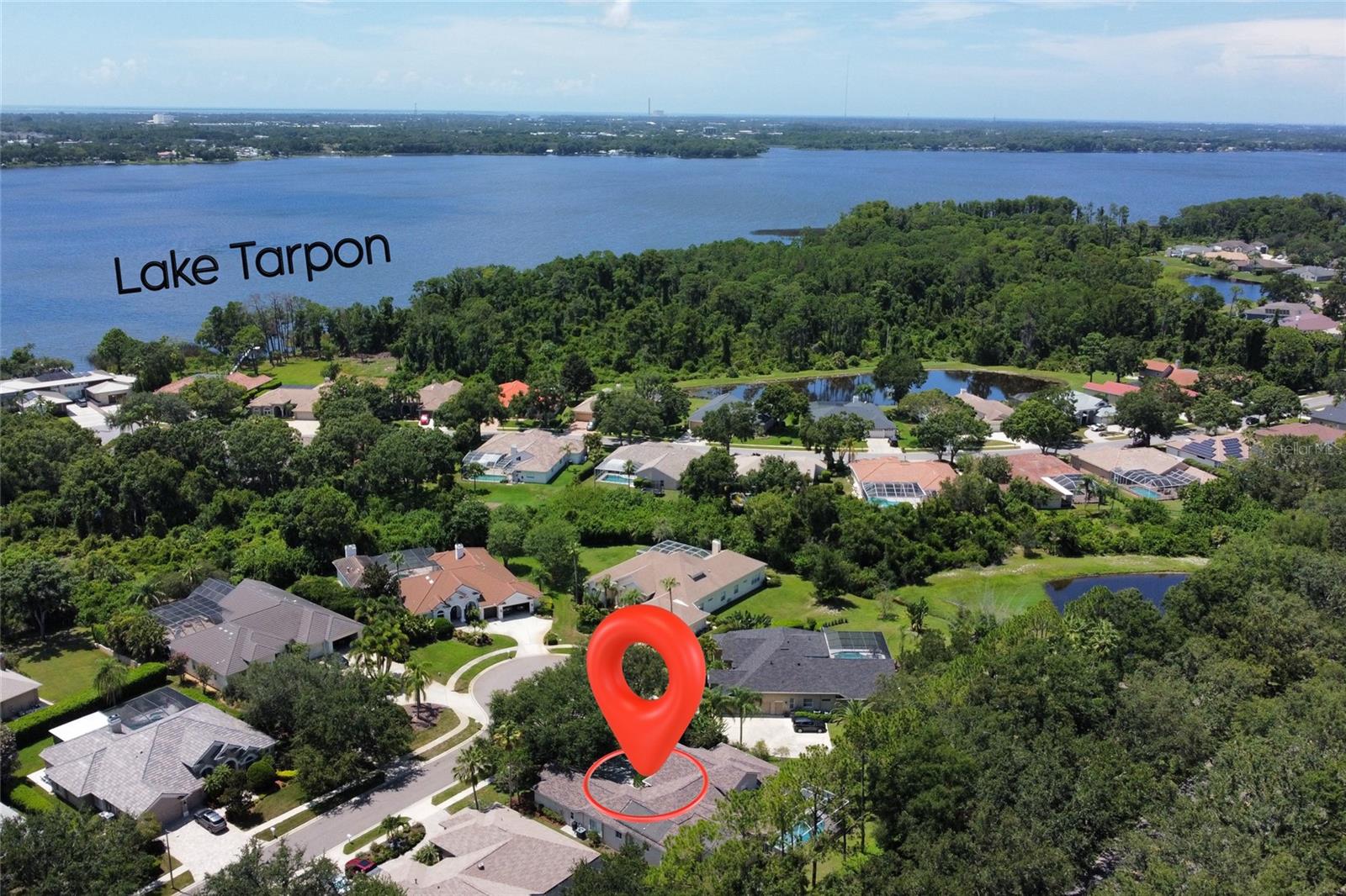 AERIAL VIEW CLOSE TO LAKE