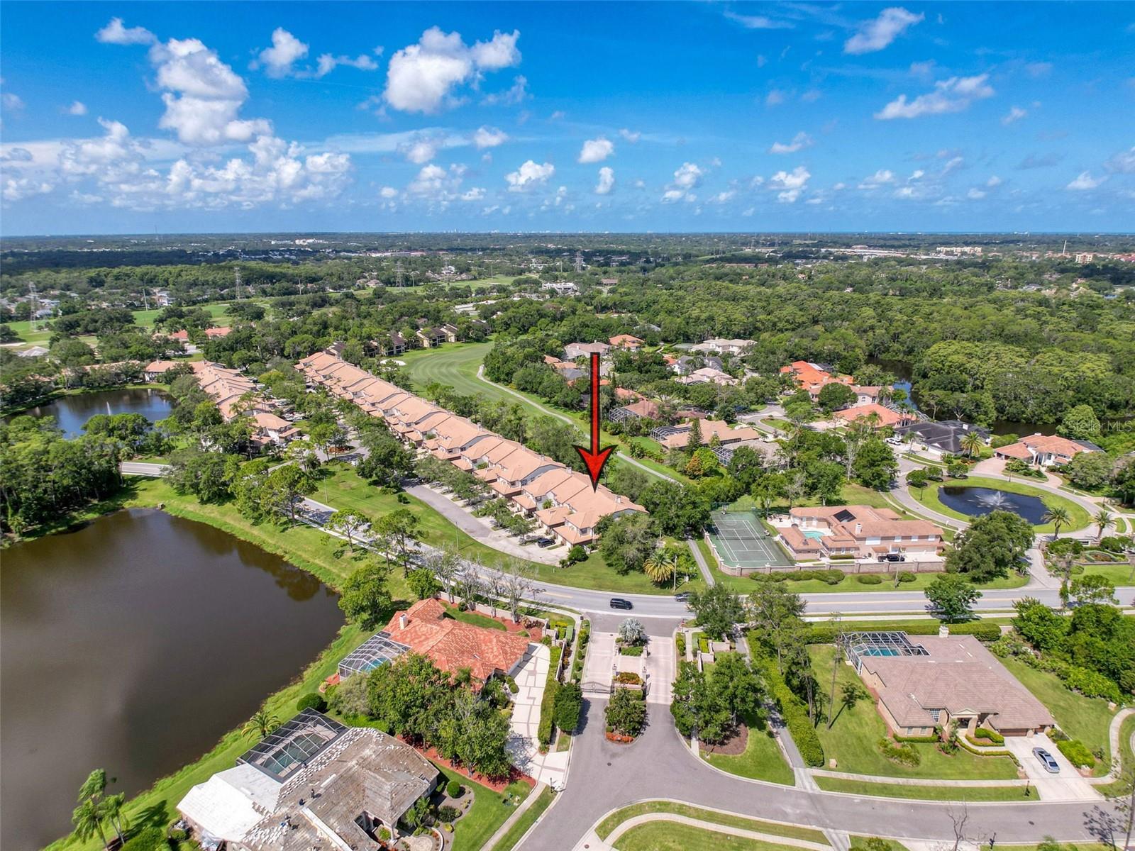 Aerial view of 1292 Clays Trl
