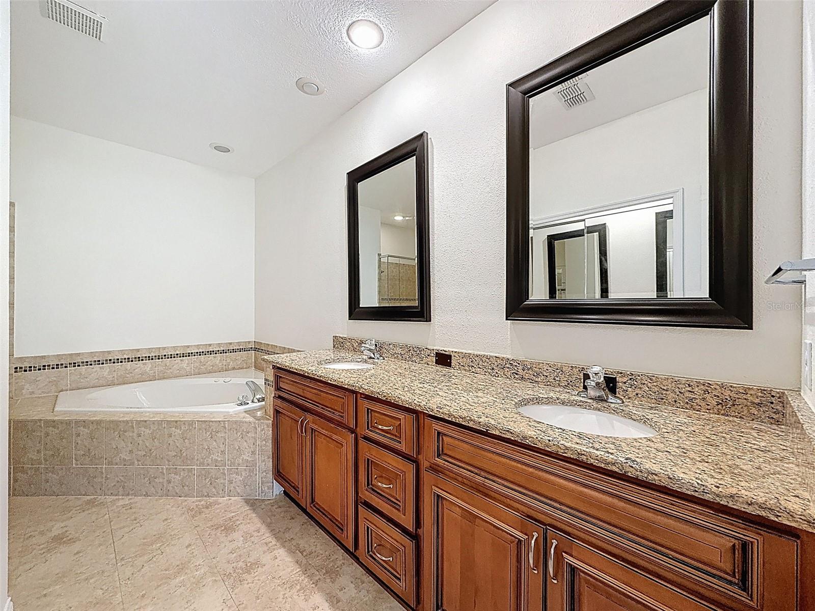 Ensuite primary bathroom
