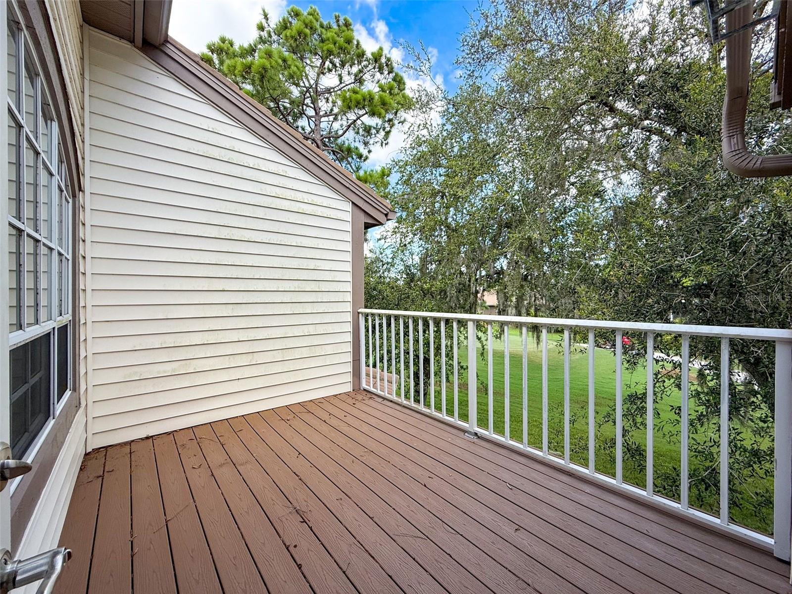 Upstairs balcony from 3rd bedroom