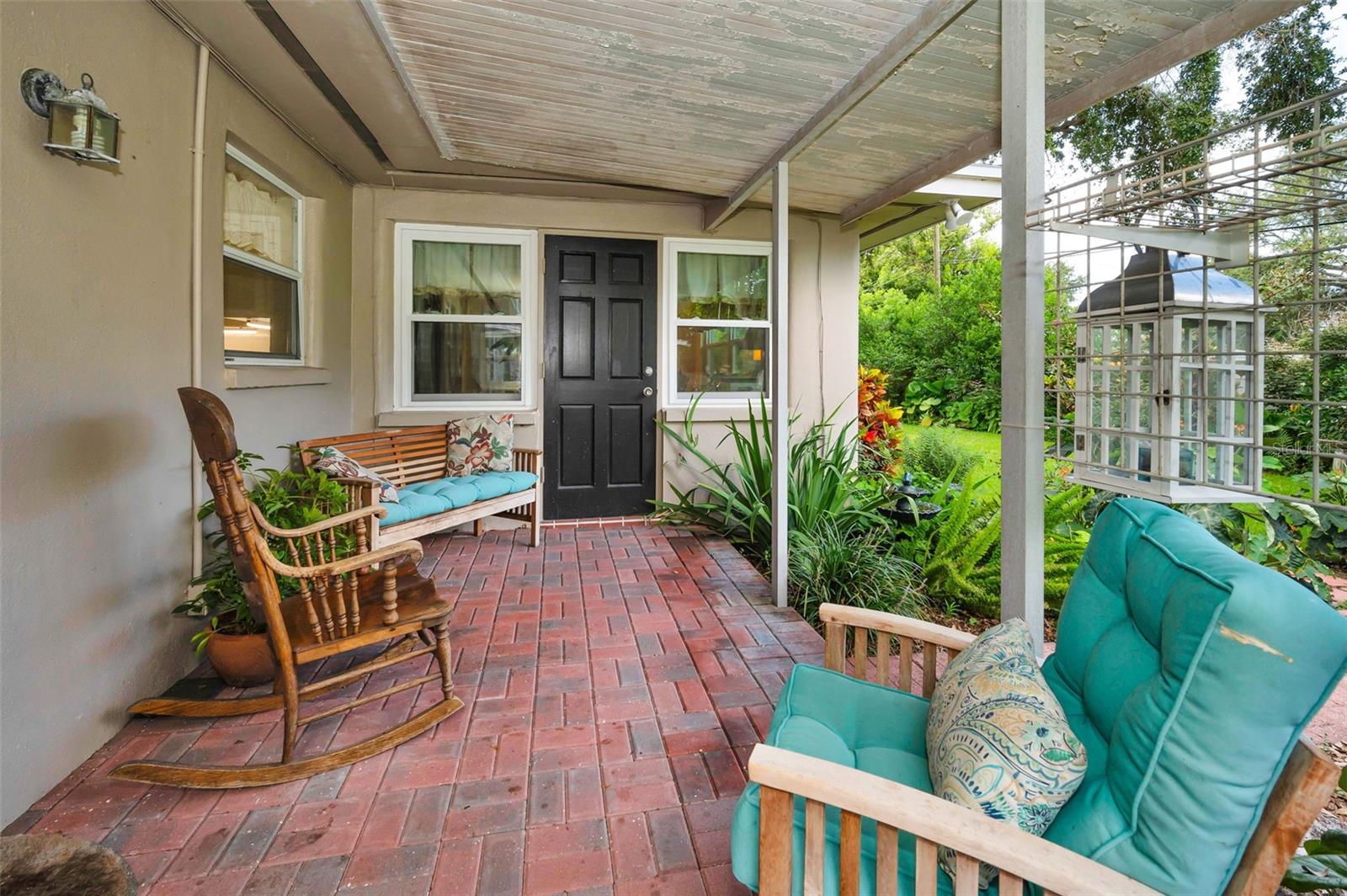 Back Porch w/access from FR & Kitchen