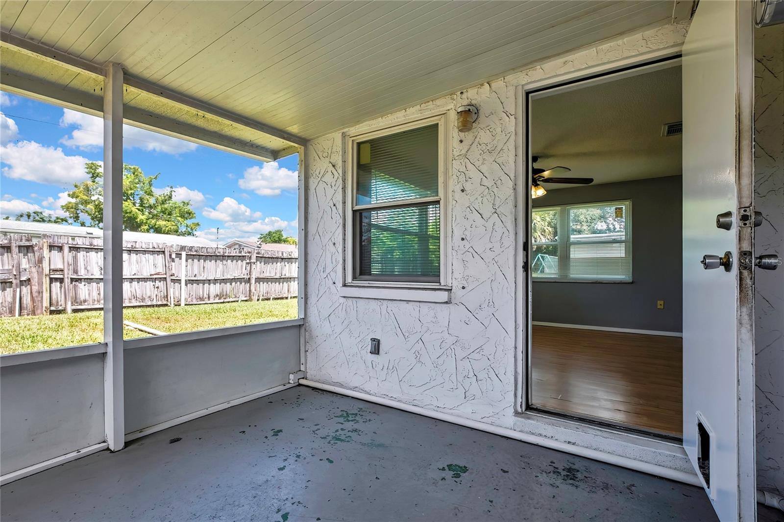 screened patio