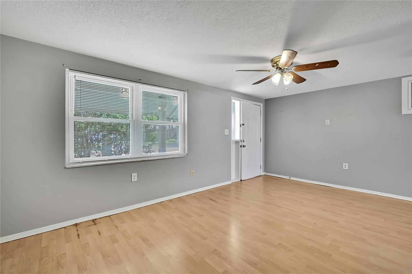 reverse view of living room