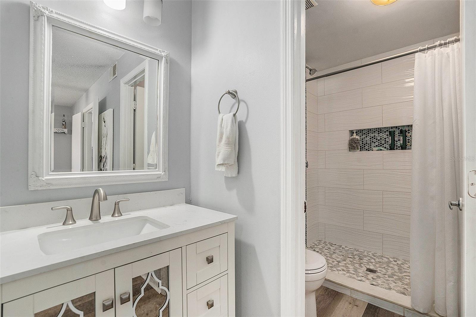 Bathroom remodeled