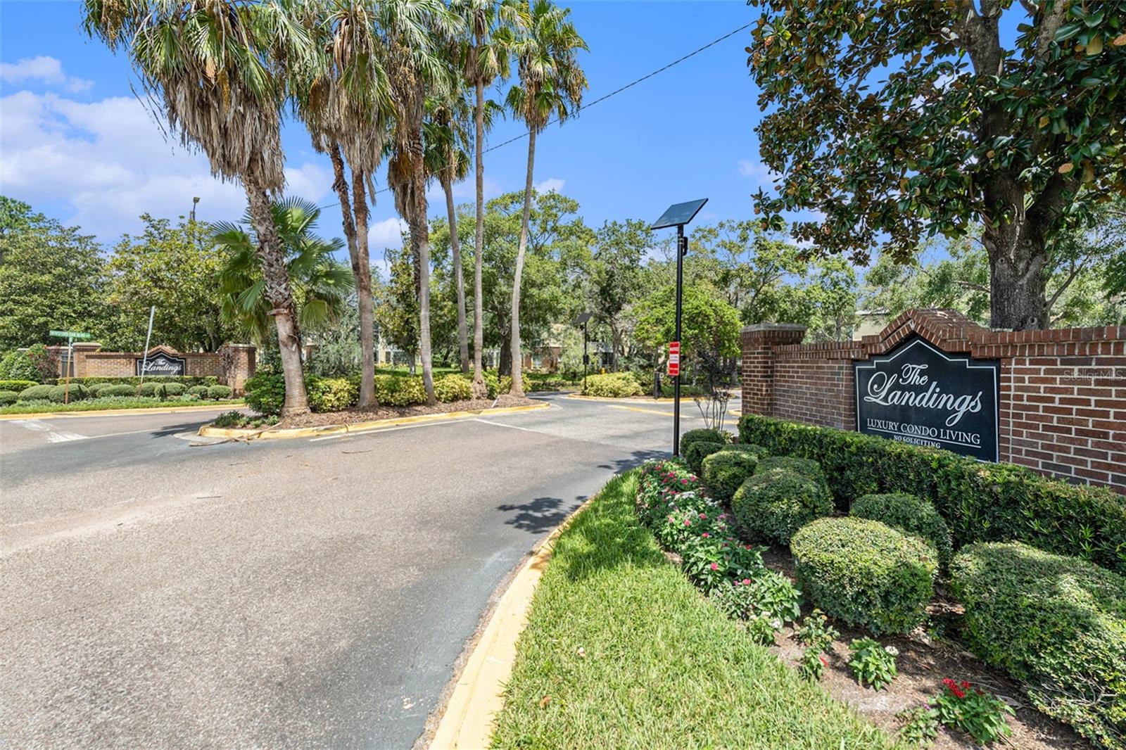 Driveway into The Landings