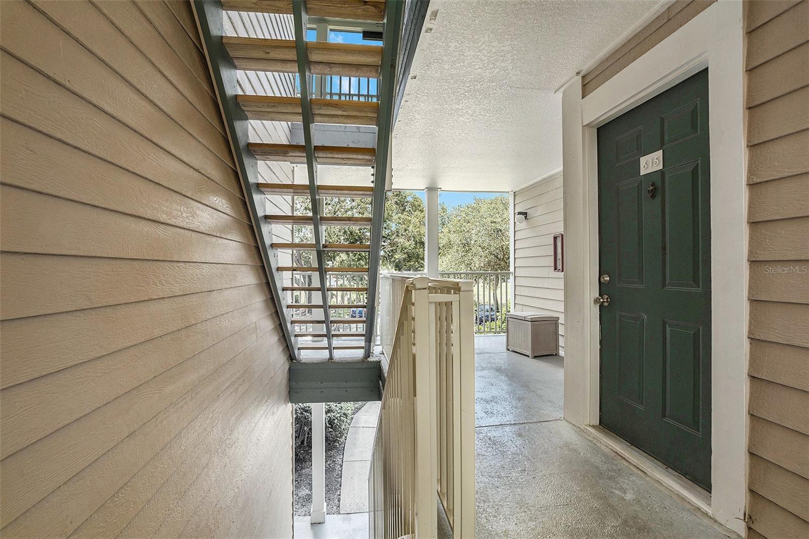 Stairs to second floor