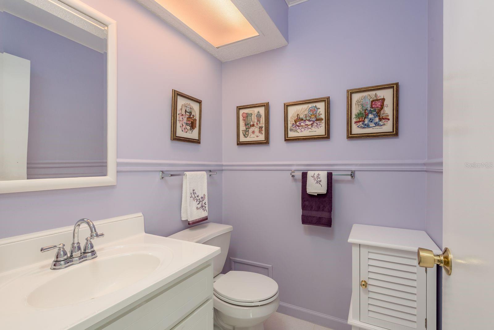 Hallway bathroom