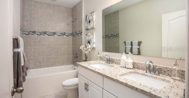 Model home - actual features may vary.