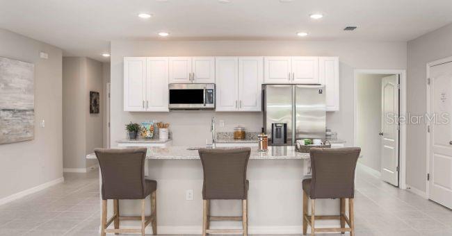 Model home - actual features may vary.