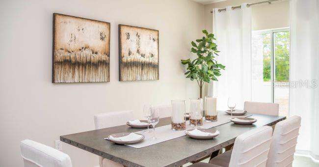 Model home - actual features may vary.