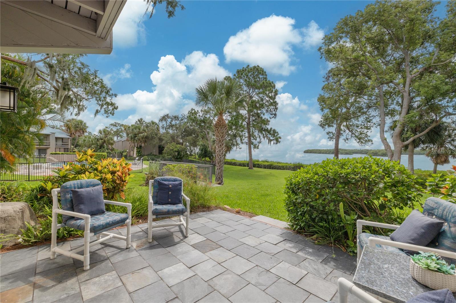 Private patio