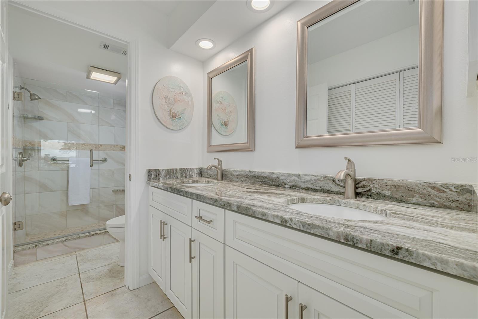 Updated primary bathroom