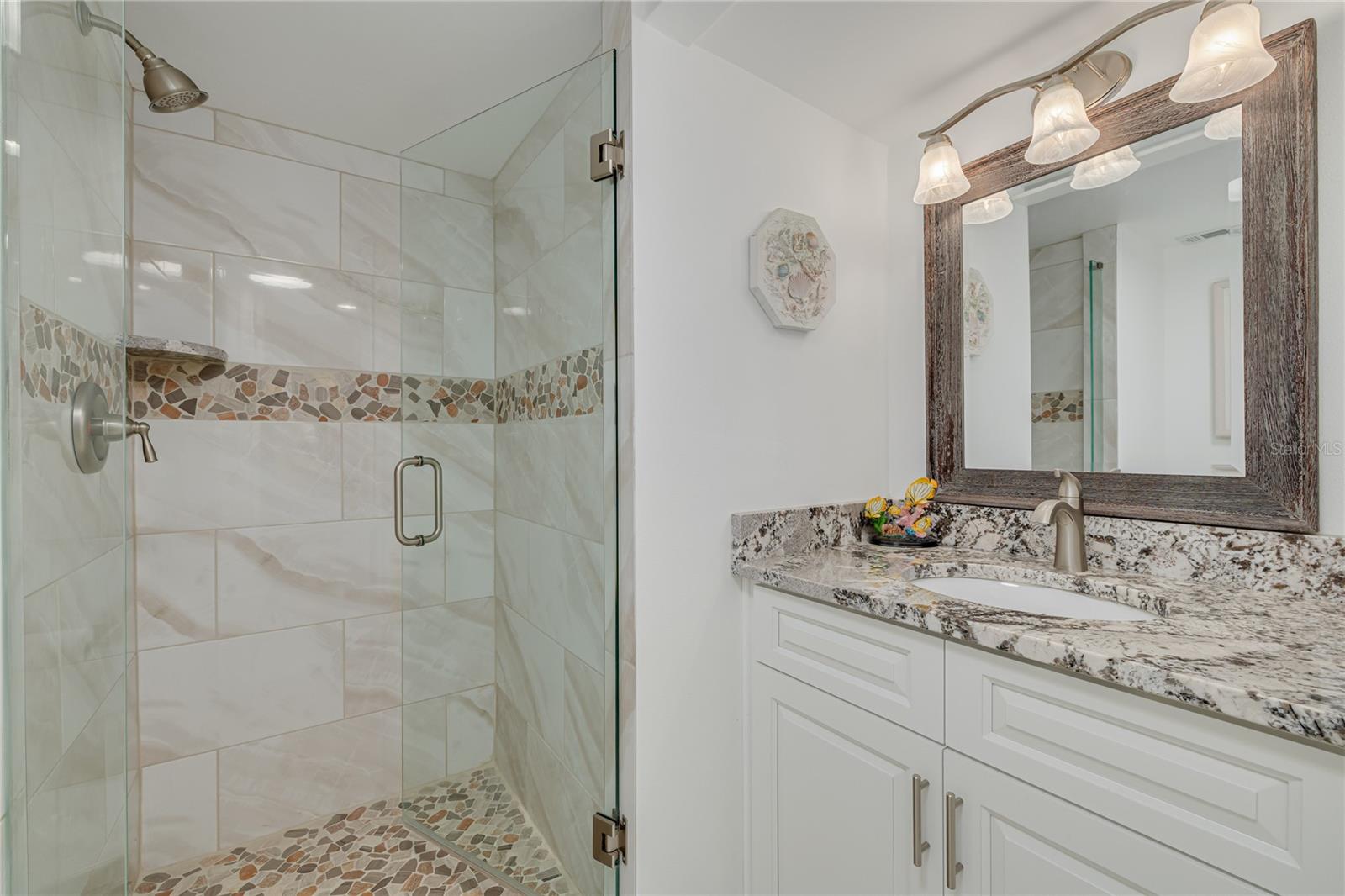 Updated guest bathroom