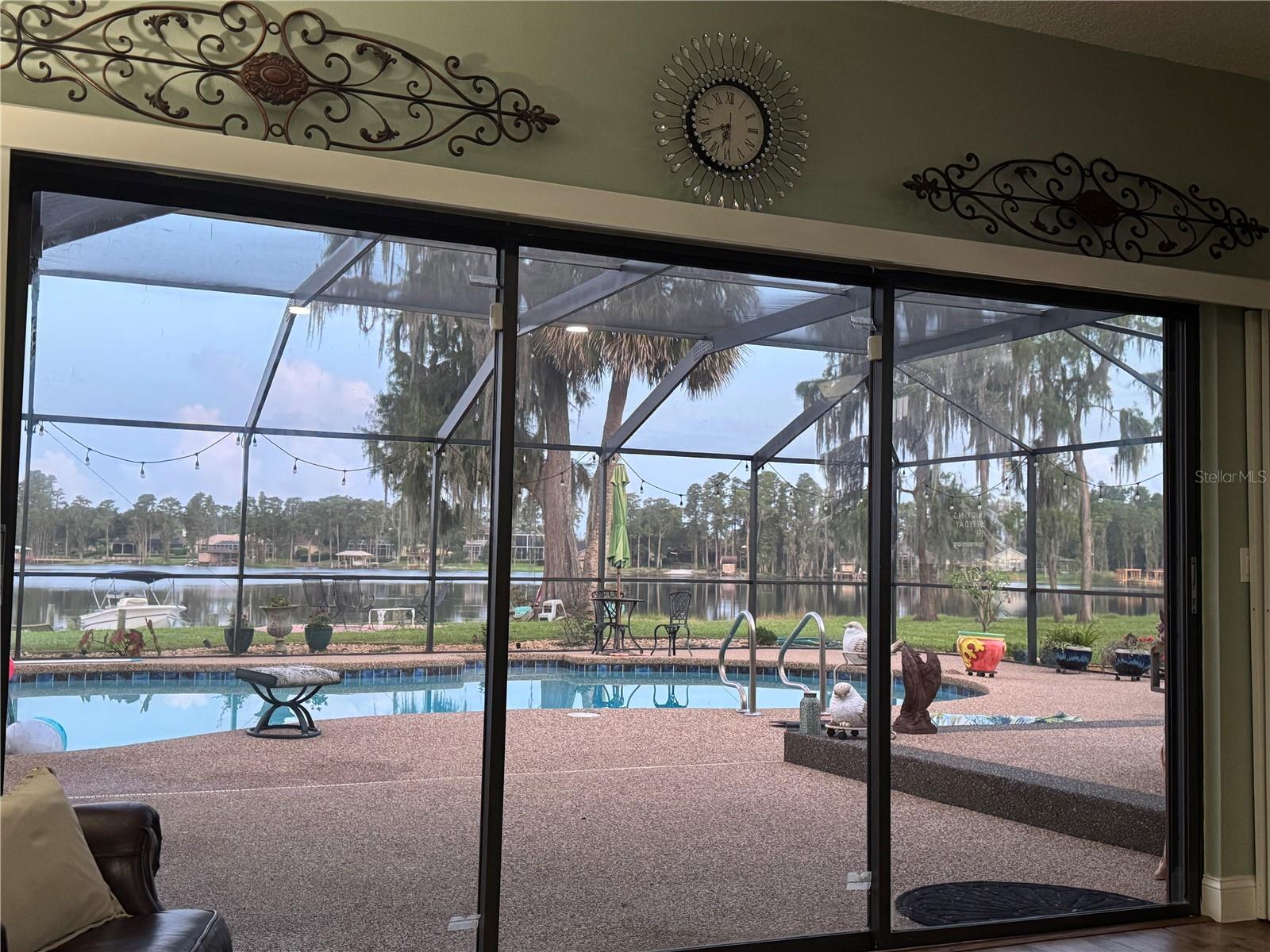 view from living room