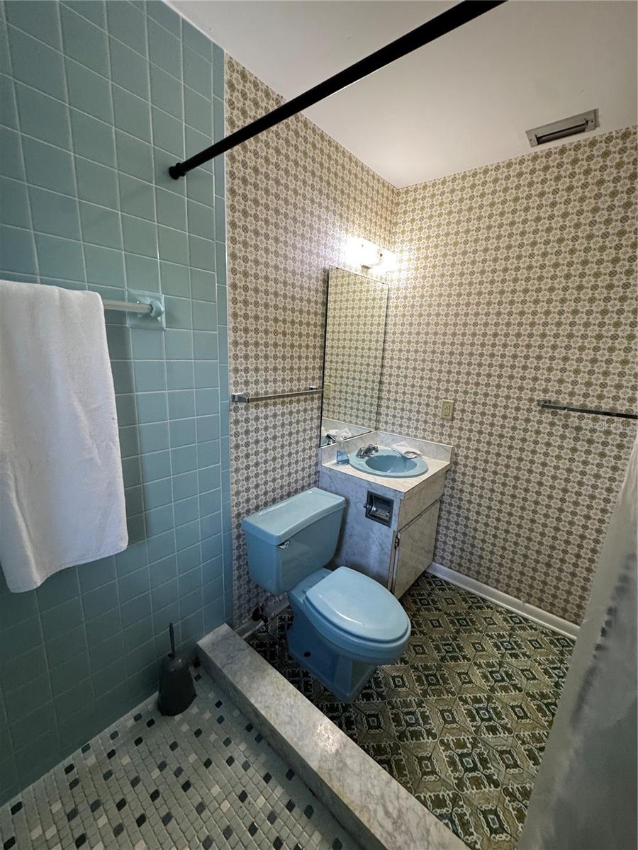 3rd full bath in garage & under ac
