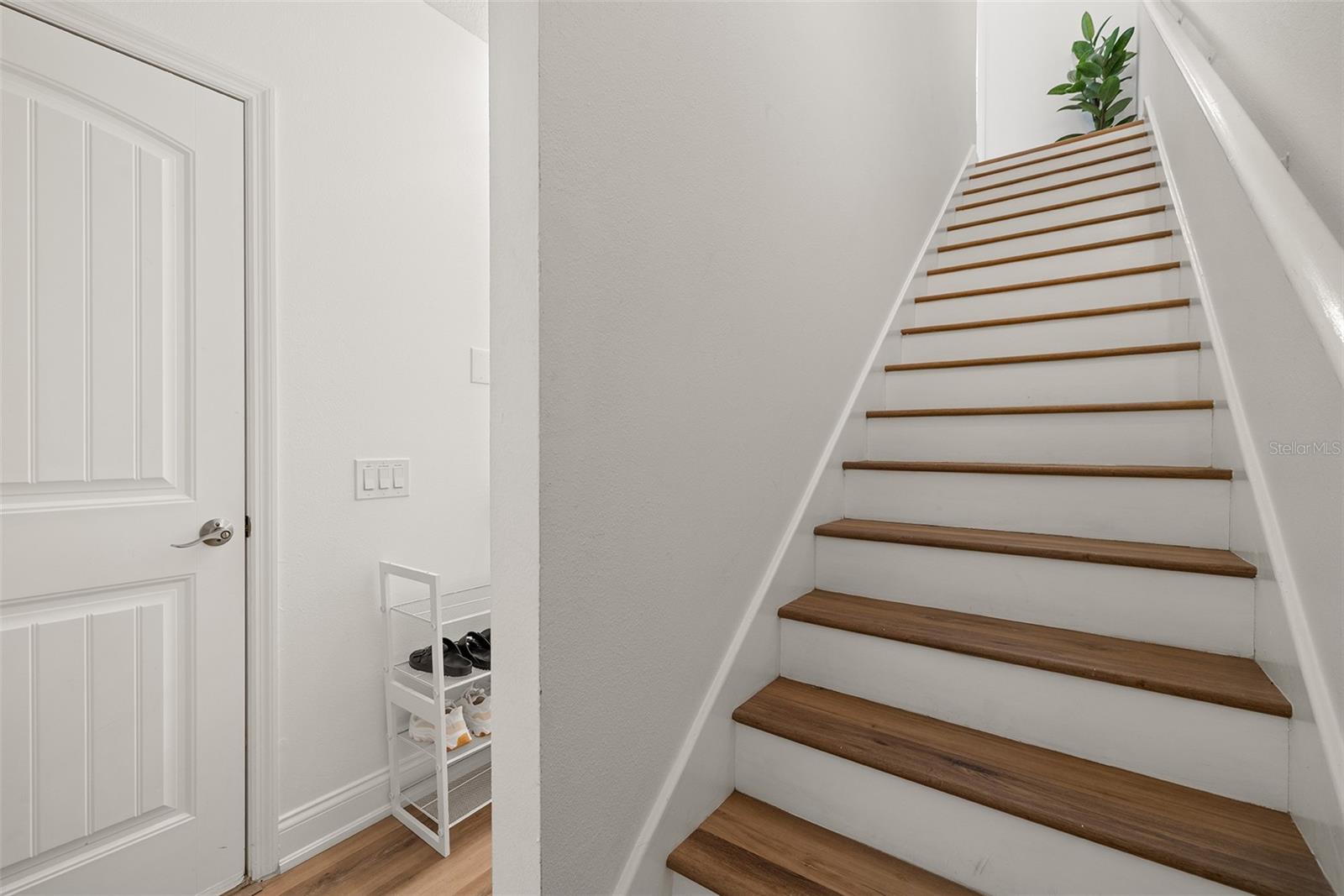 Garage access door  on 1st floor