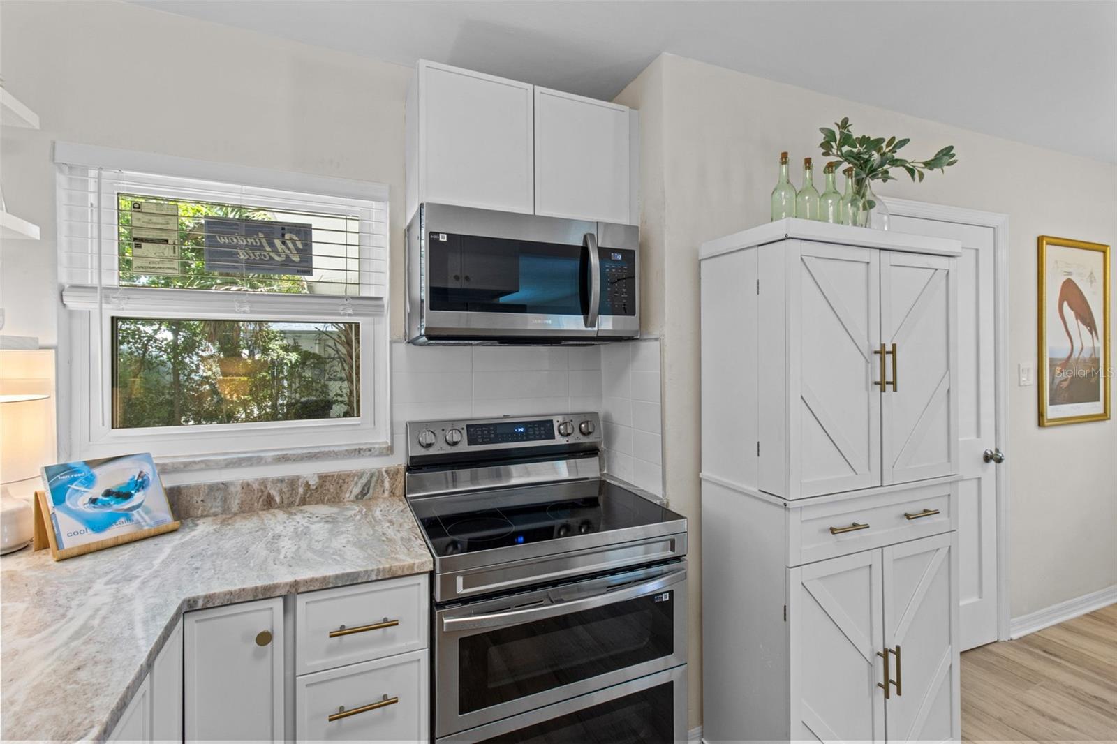 Kitchen double range.
