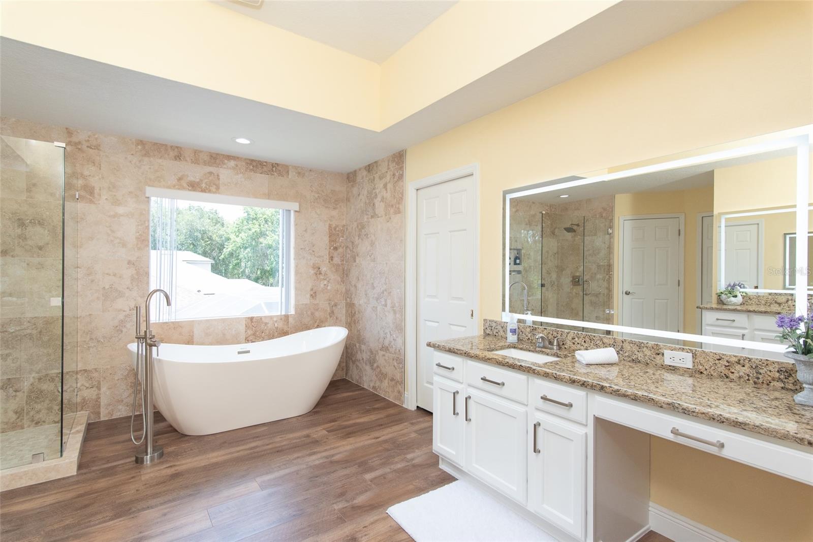 Master Bath with stand alone tub