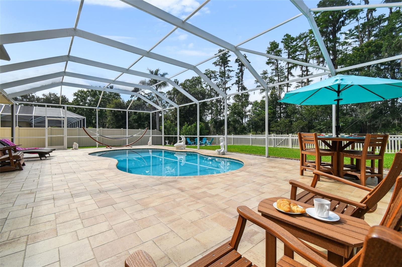 Screen enclosed pool