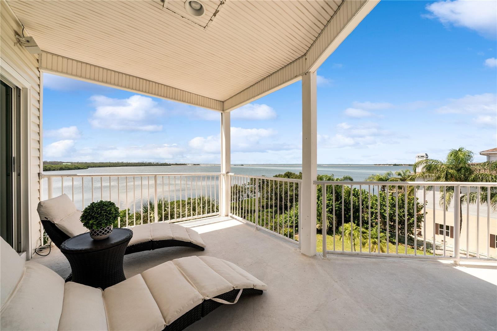 step to your roof level balcony, enjoy your morning coffee