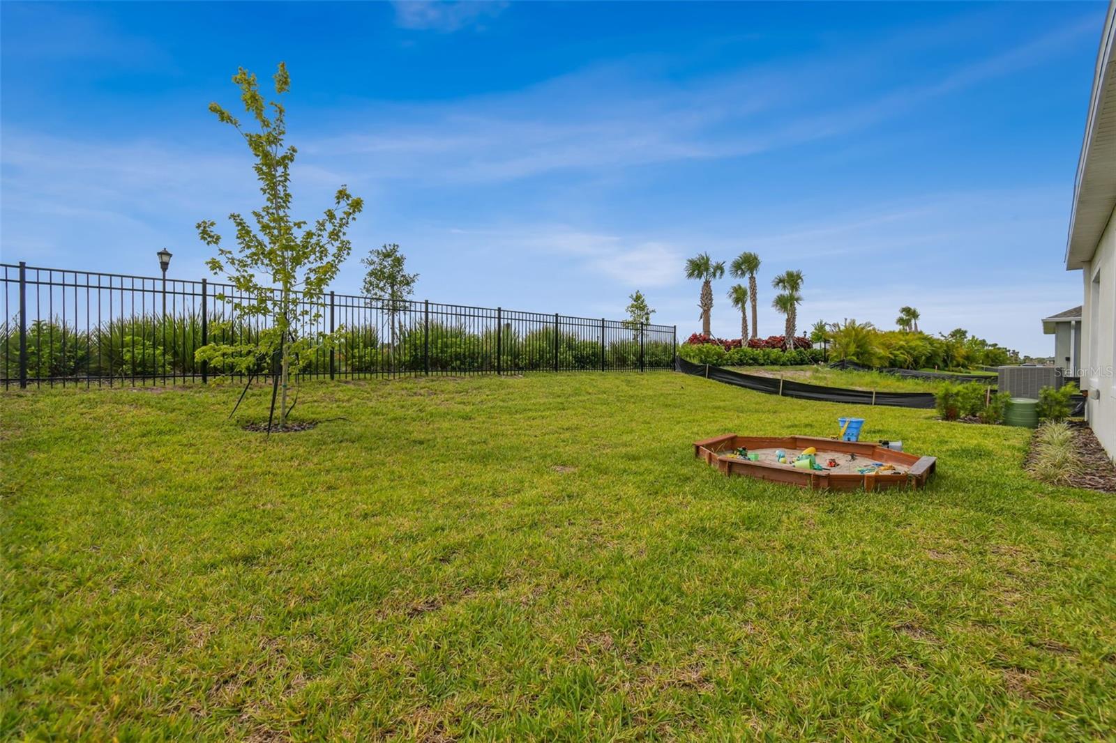 Nice Size Back Yard large enough for a pool