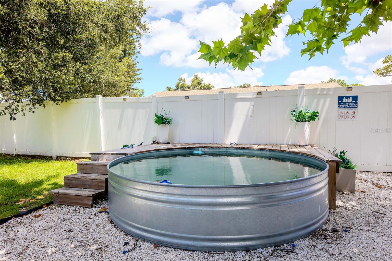 Pool and deck