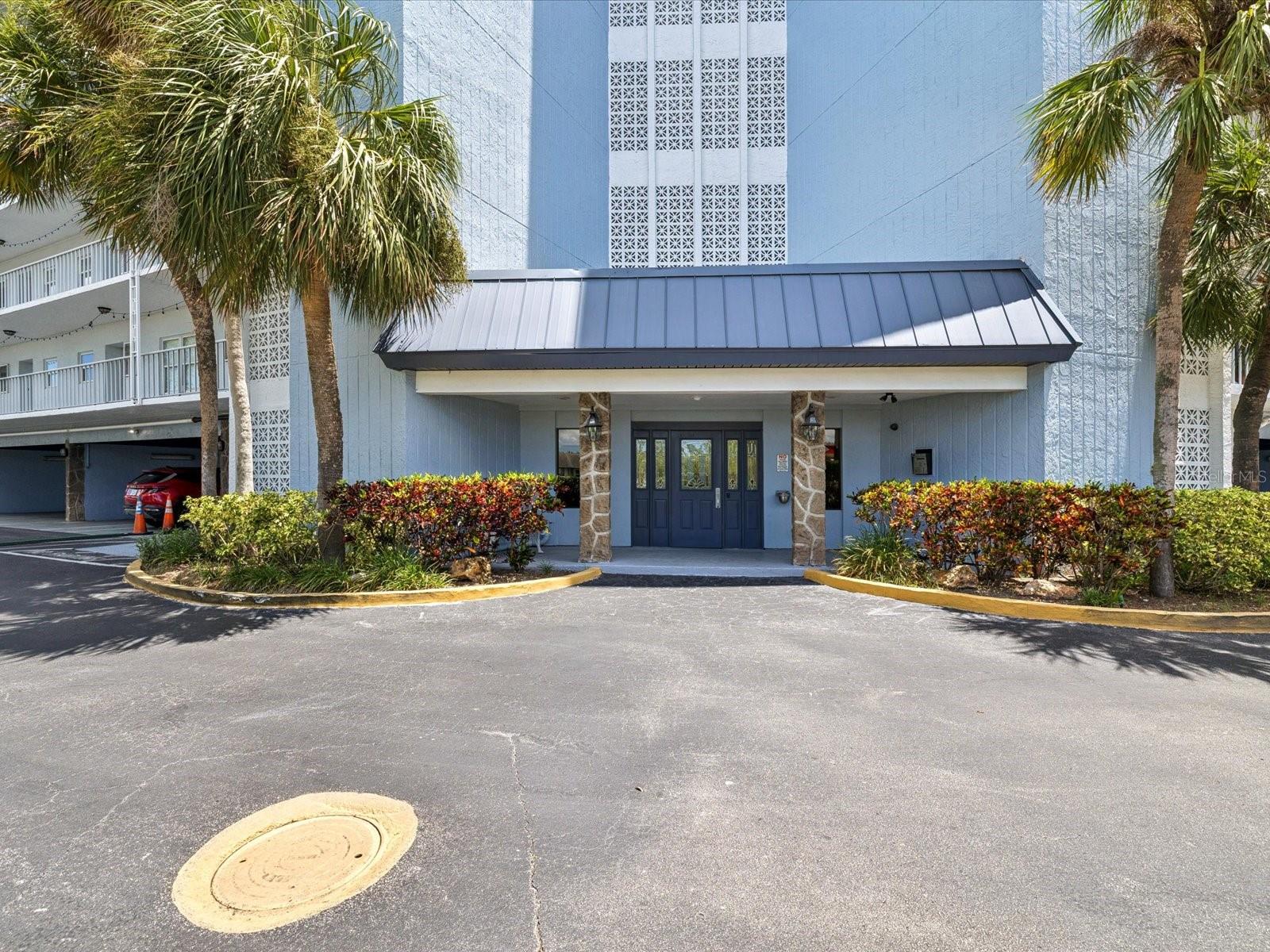 Condo front entrance