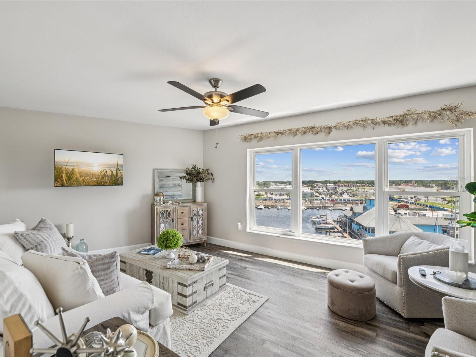 living room view