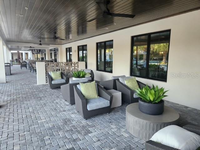 Covered Lanai at Club House