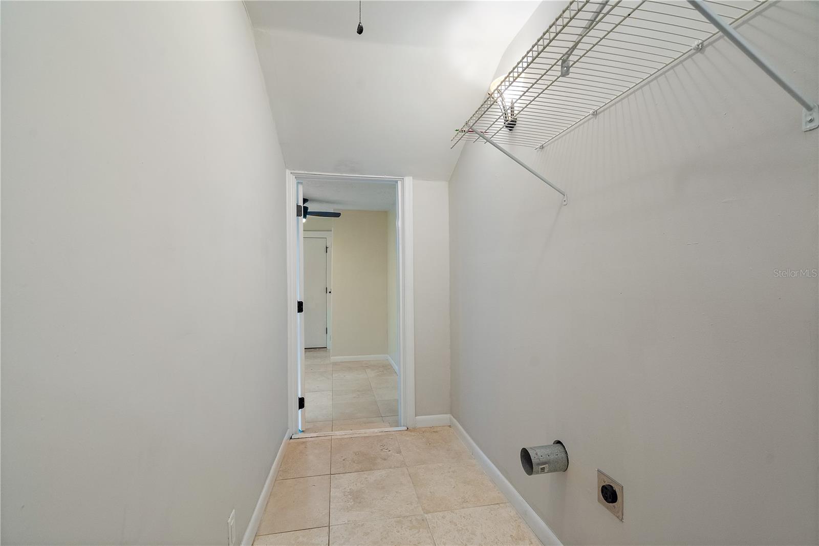 Laundry Room looking into 3rd Bedroom